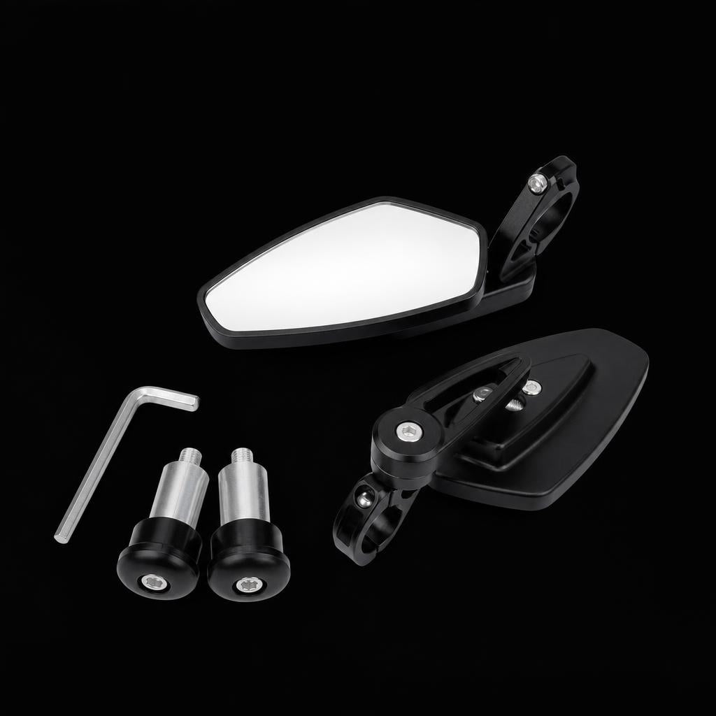 Espejo retrovisor universal color negro